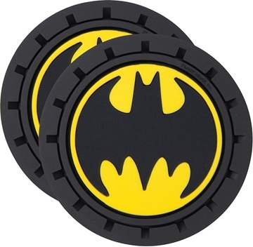 Plasticolor Batman Logo Cup Holder Coaster Inserts - Click Image to Close