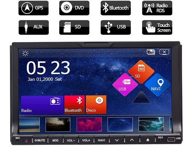Touchscreen Stereo DVD Player 8GB GPS Navigation w/Backup Camera Touchscreen Stereo DVD Player 8GB GPS Navigation w/Backup Camera