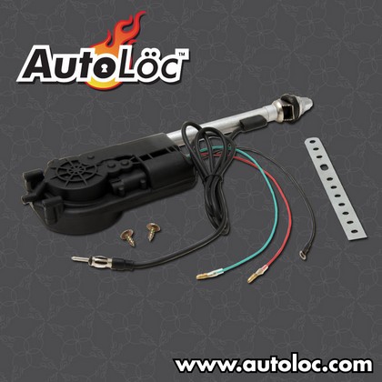 AutoLoc Chrome Power Antenna Kit
