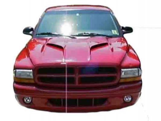 97 04 Dodge Dakota Hoods Fibergl Aar Fibergl R T Ram Air Hood 97 04 Dakota 98 03