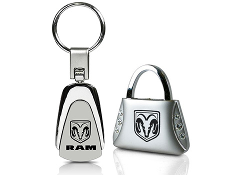 "RAM-Ram Head" His / Her Key Chain Set