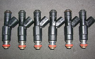 Performance 4-Hole Upgraded Fuel Injectors Jeep 4.0L 6 Cyl Set 6 - Click Image to Close