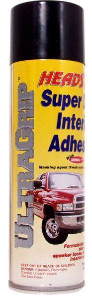 Heads-Up Ultra Grip Super Duty Headliner Material Adhesive - Click Image to Close