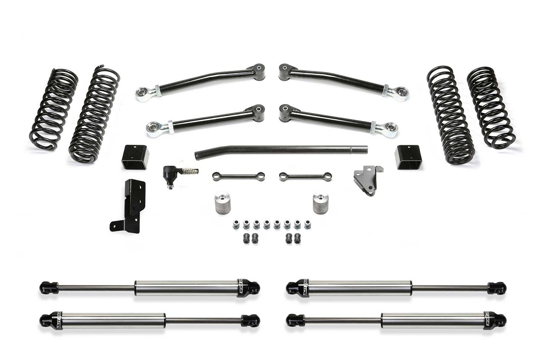 Fabtech 5″ Trail System w/Dirt Logic Shocks 18-up Jeep JL 4DR - Click Image to Close