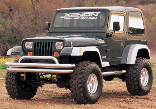 Xenon 4pc TJ Style Fender Body Kit 86-96 Jeep Wrangler YJ [Xenon 8710 Jeep  Flat Fenders] - $ : 3rd Strike Performance, Your Source for Late  Model MOPAR Performance Parts and Accessories!